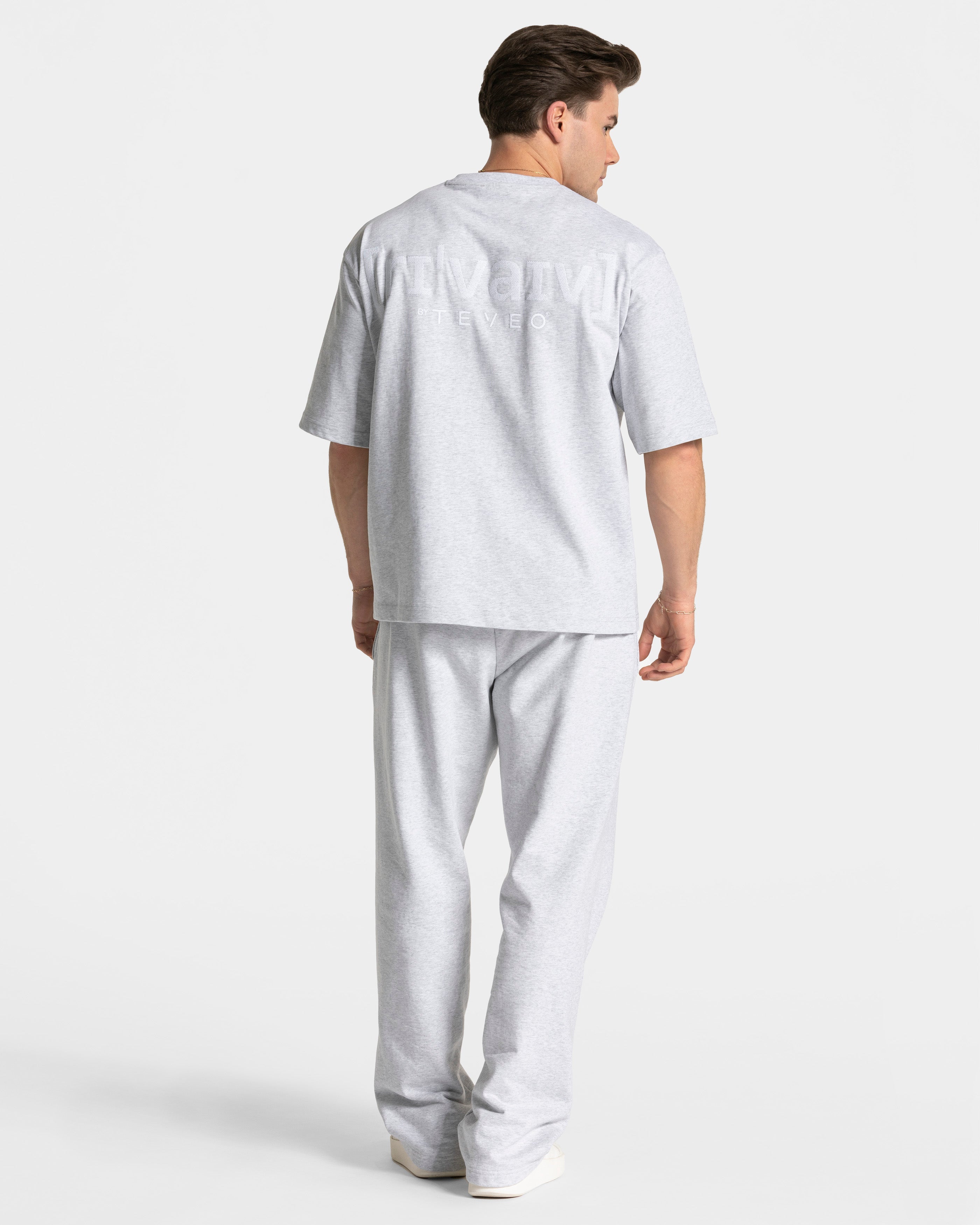 RI’VAIV Oversized T-Shirt "Hellgrau"