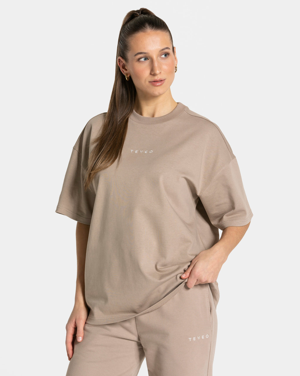 RI’VAIV Oversized T-Shirt "Taupe"