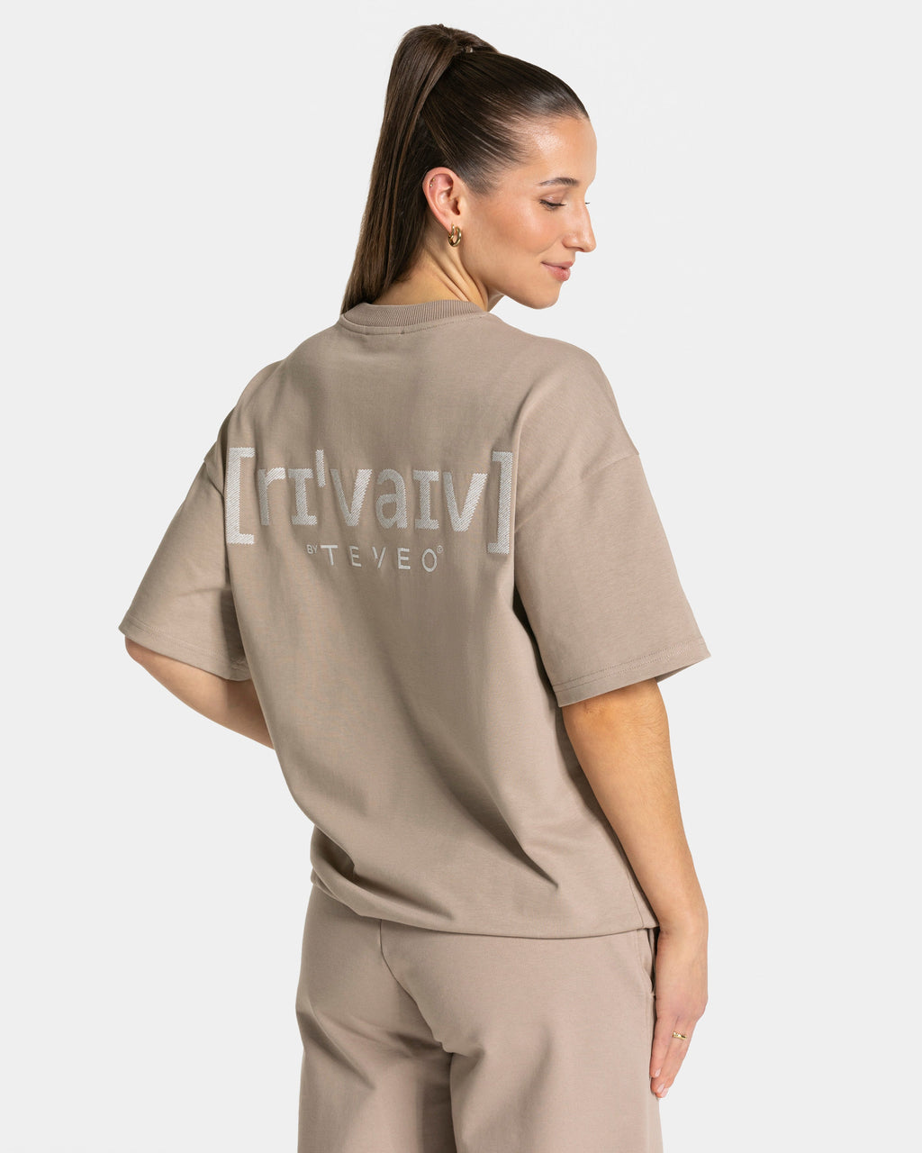 RI’VAIV Oversized T-Shirt "Taupe"