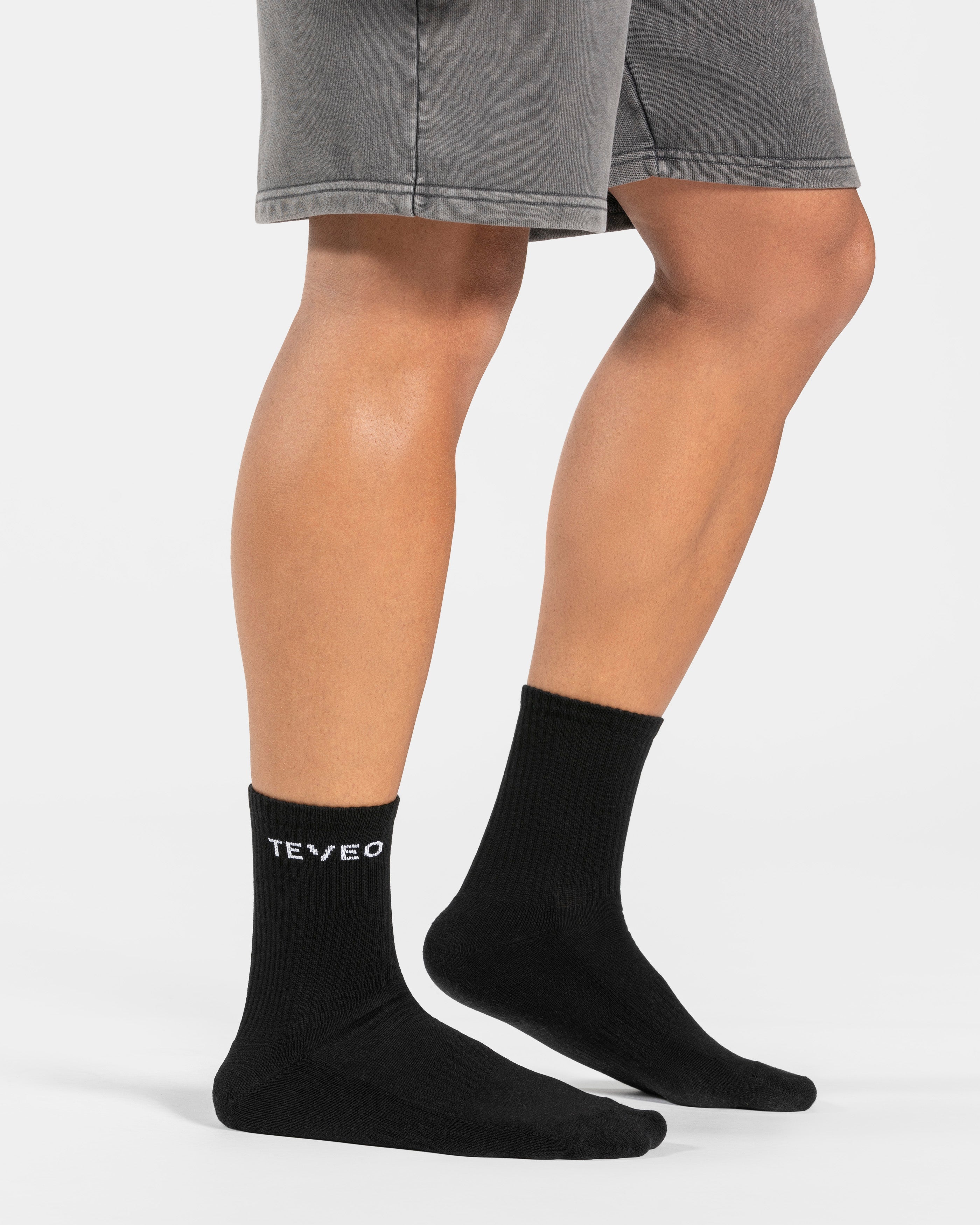 Tennis Socken (2er-Pack) "Schwarz"