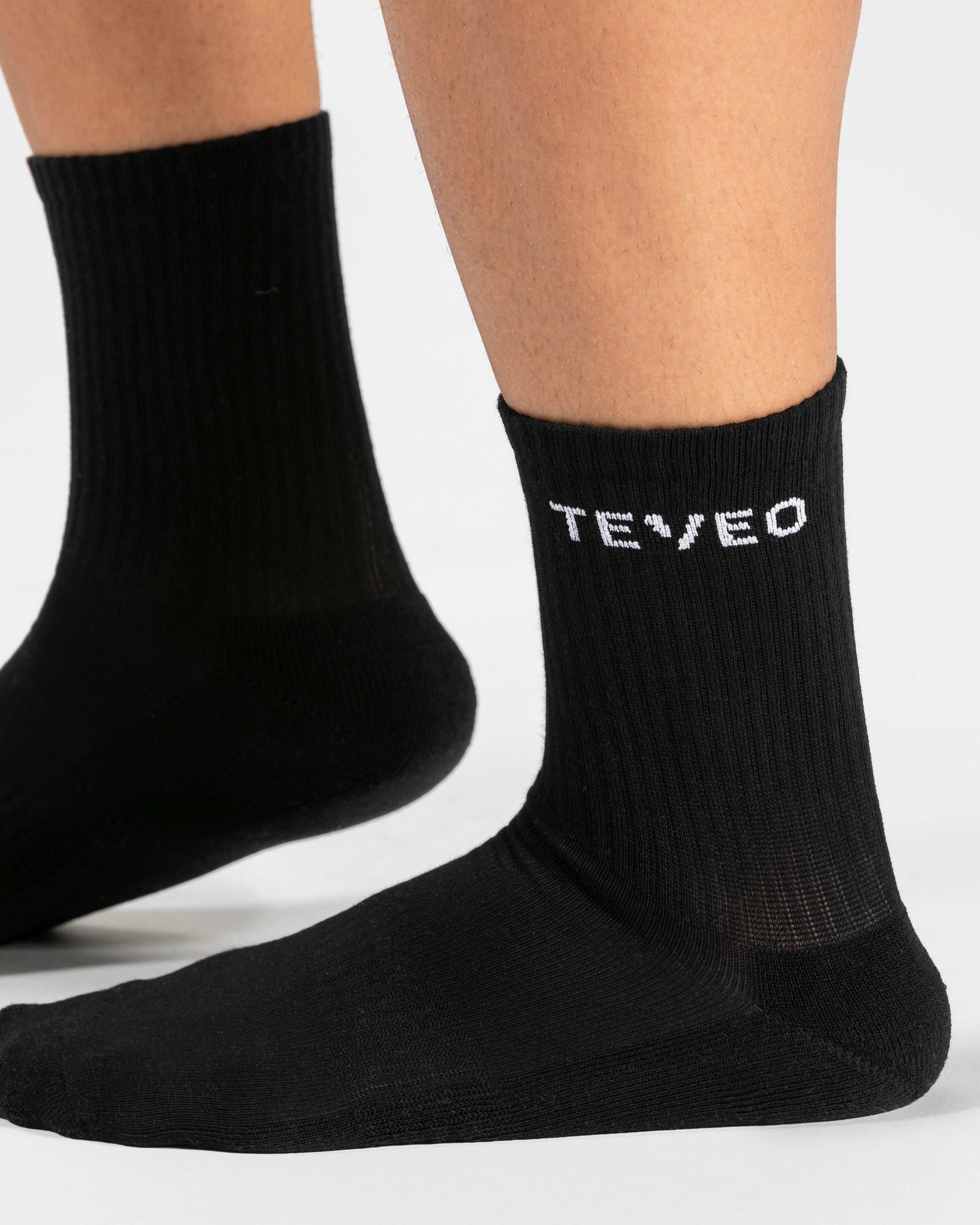 Tennis Socken (2er-Pack) "Schwarz"