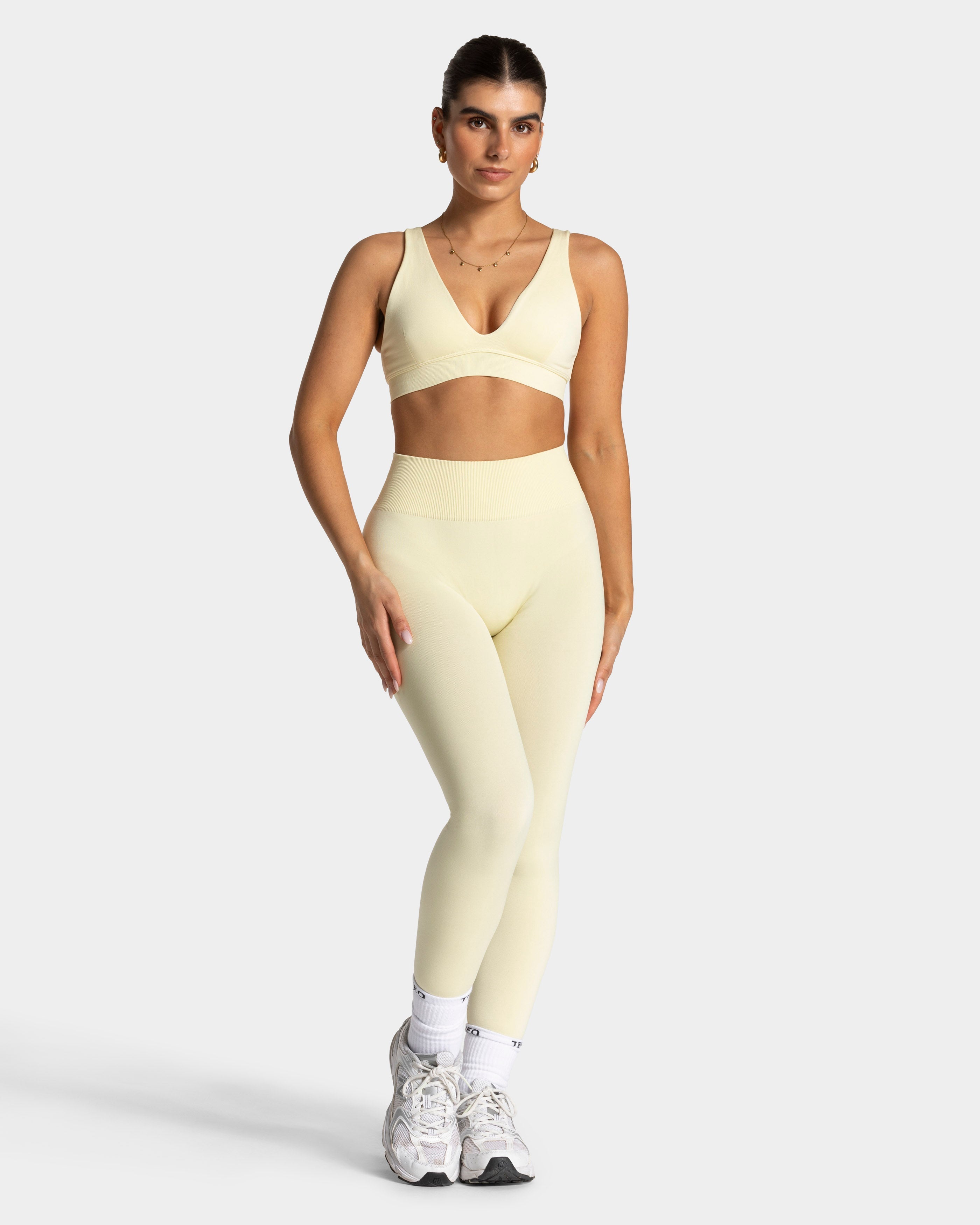 Timeless Pro Covert Scrunch Leggings "Butter Yellow"