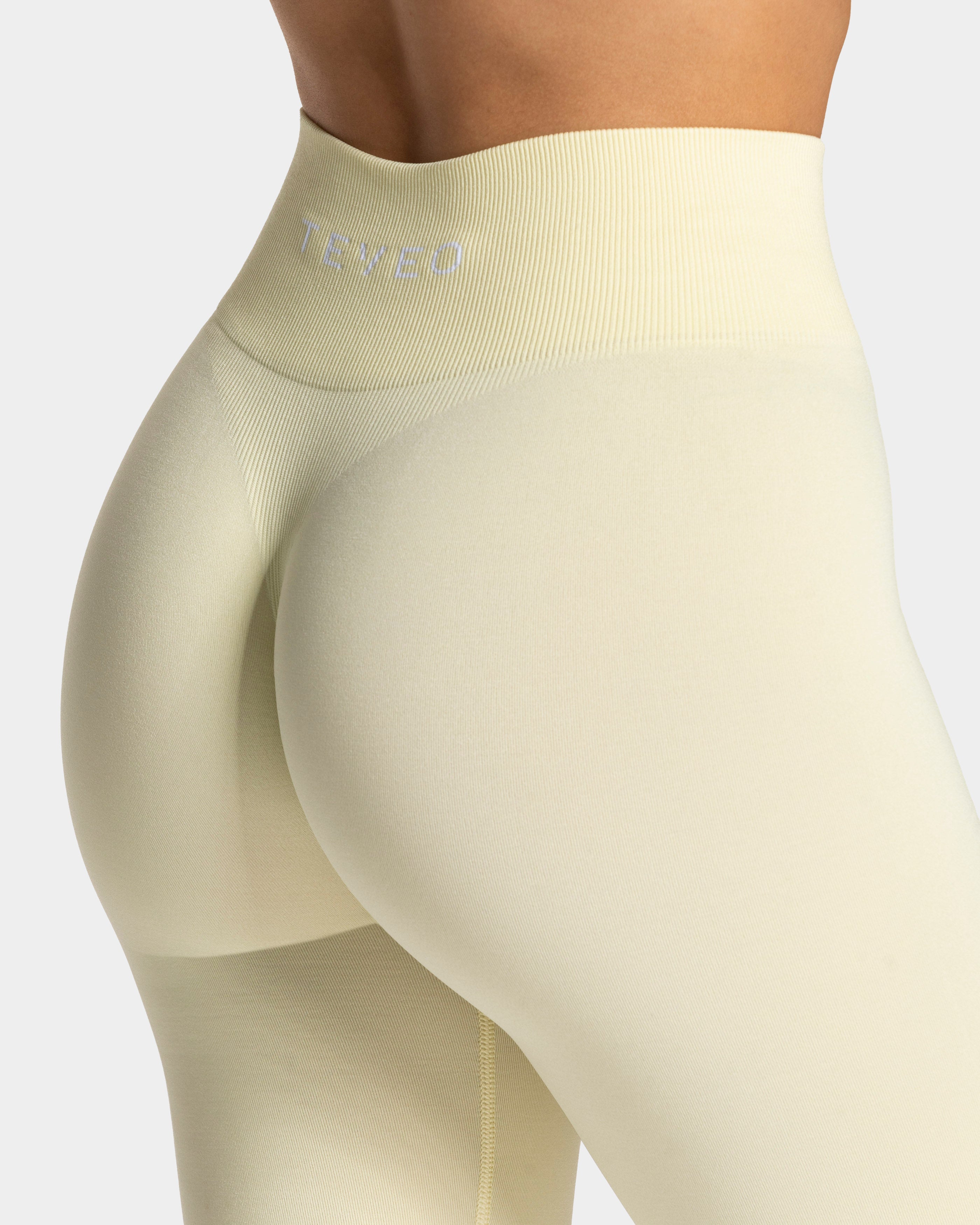 Timeless Pro Covert Scrunch Leggings "Butter Yellow"