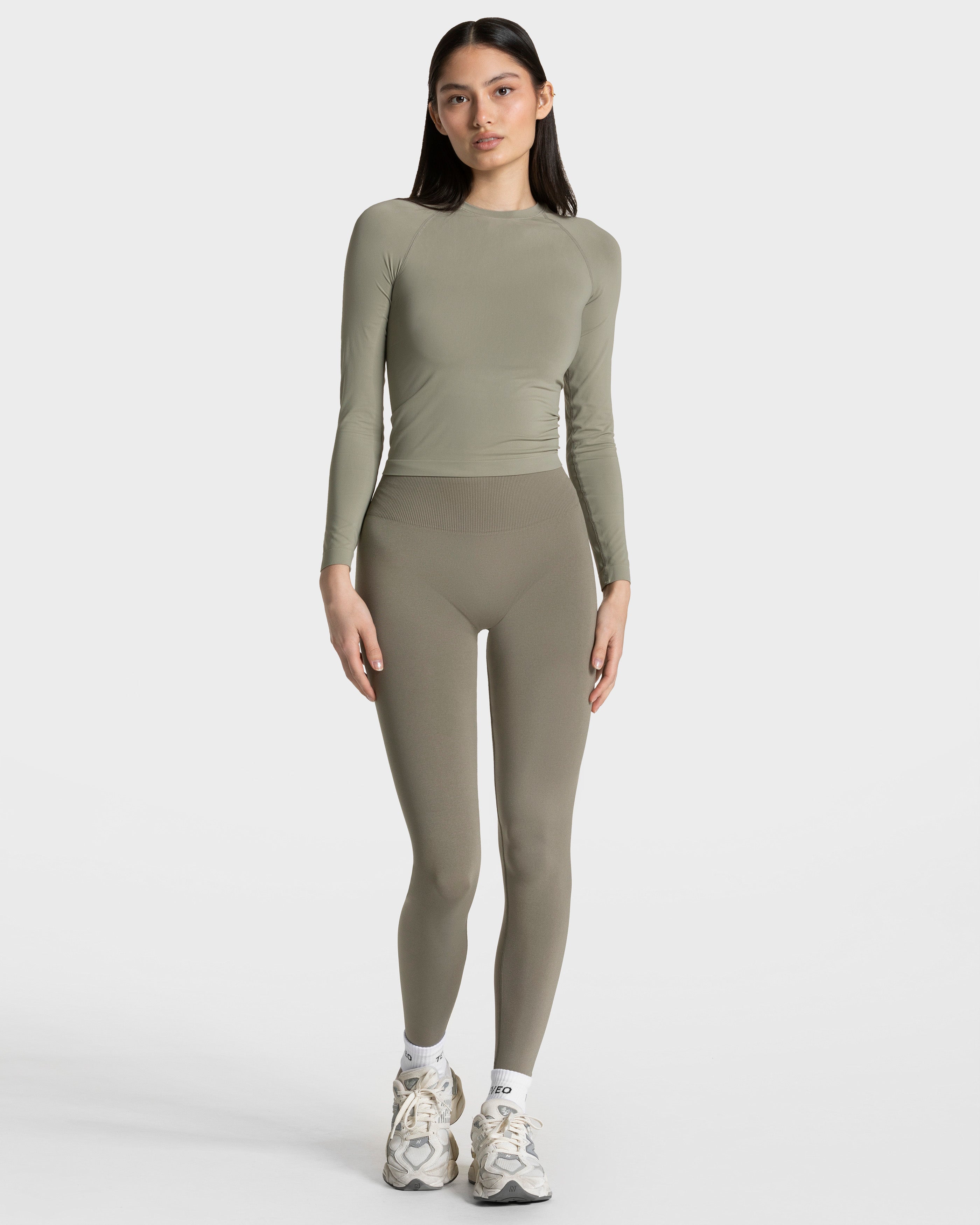 Timeless Pro Covert Scrunch Leggings "Khaki"