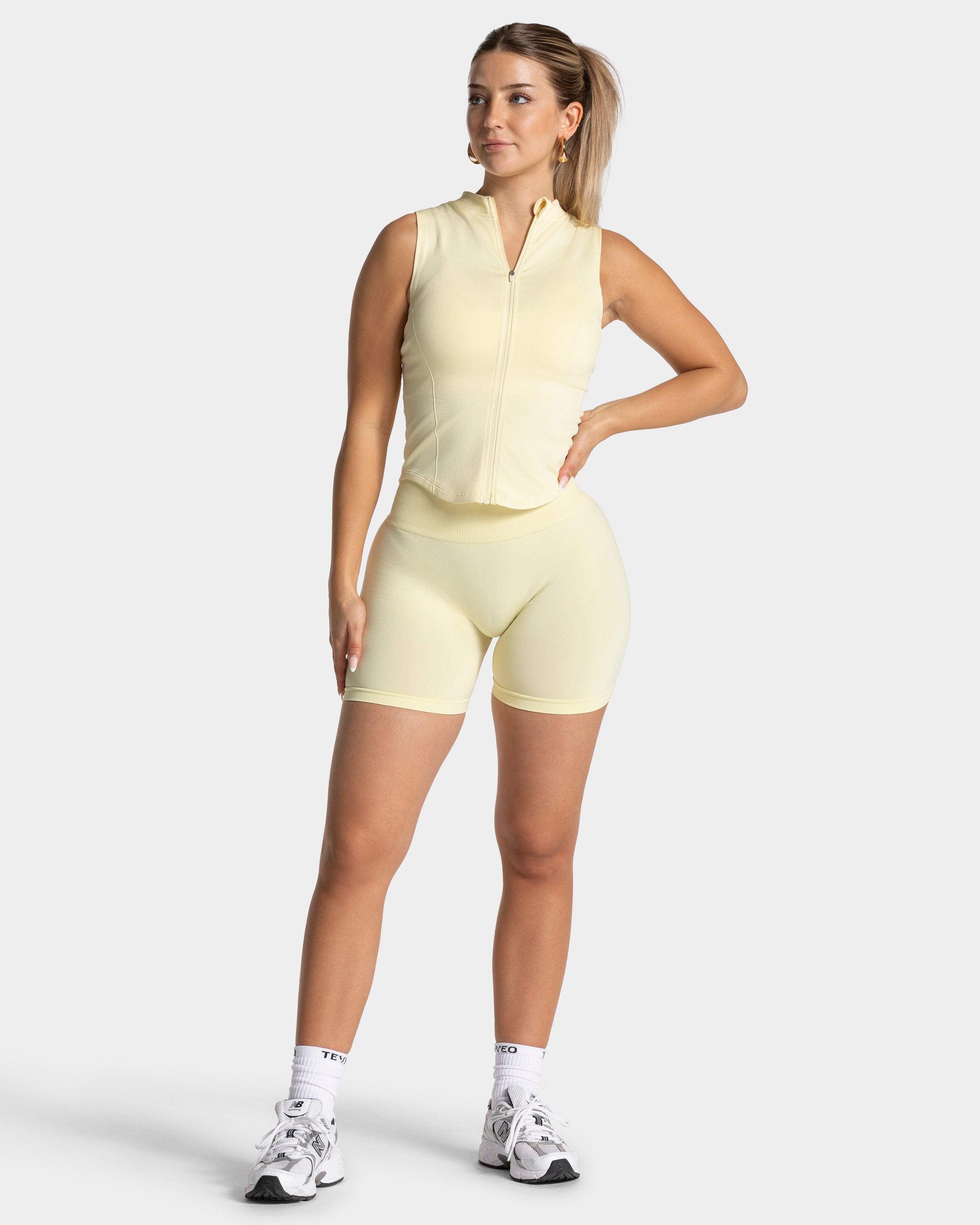Timeless Pro Covert Scrunch Shorts "Butter Yellow"
