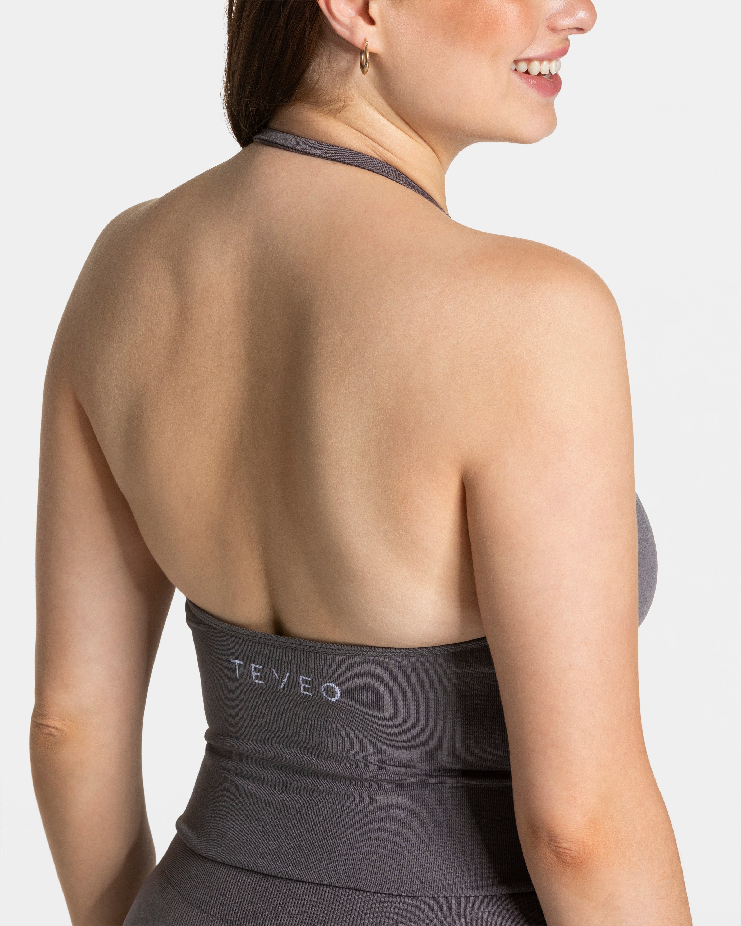 Timeless Pro Neckholder Top  "Graphit"