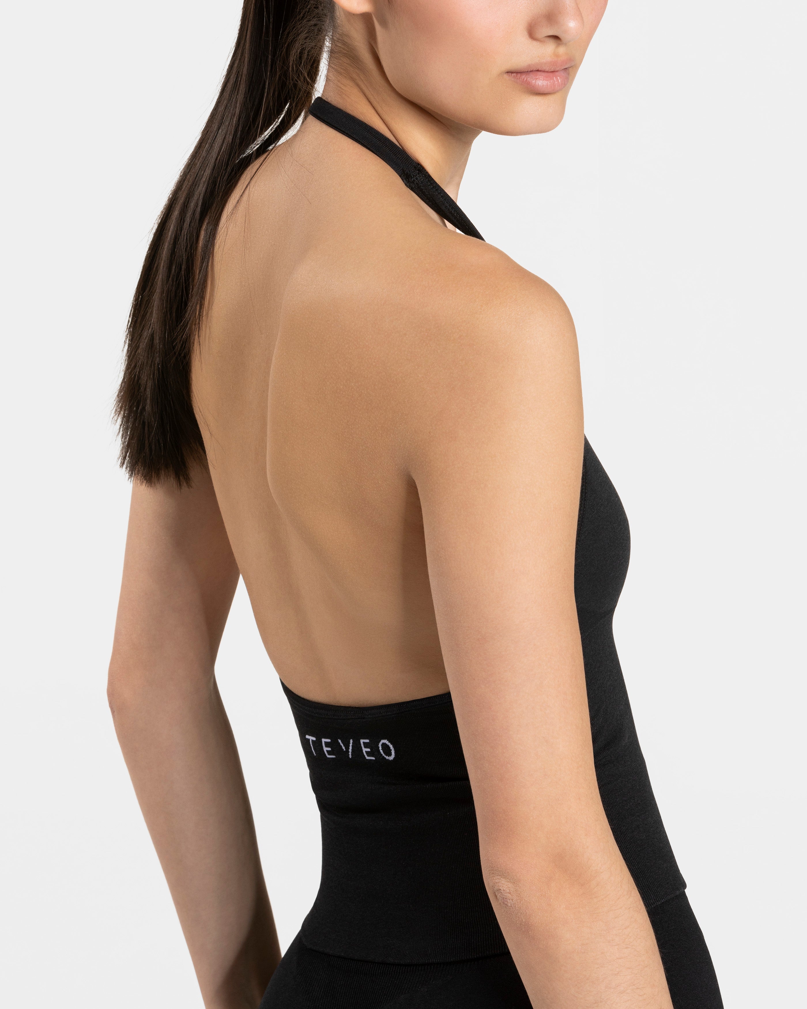Timeless Pro Neckholder Top  "Schwarz"