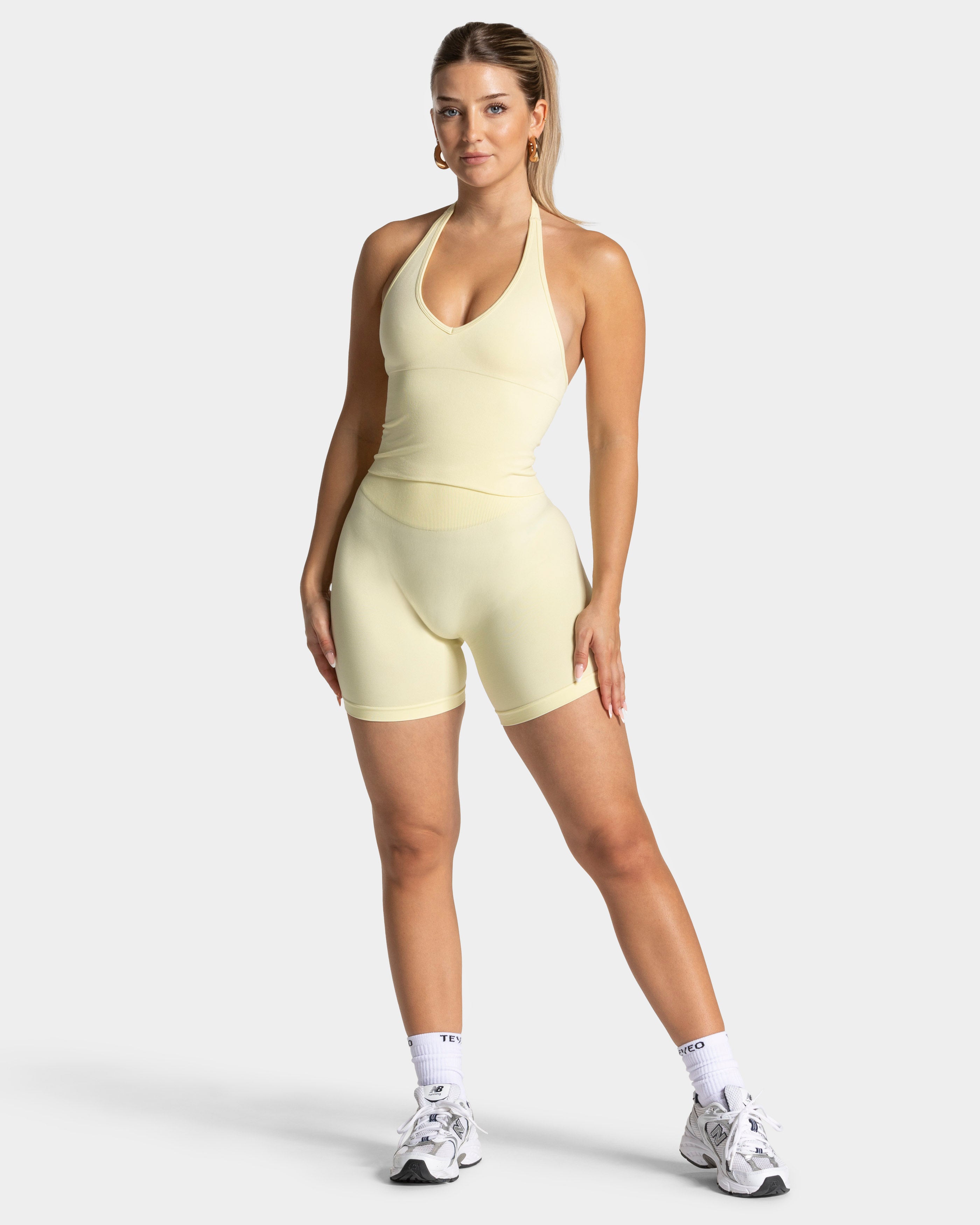 Timeless Pro Neckholder Top "Butter Yellow"