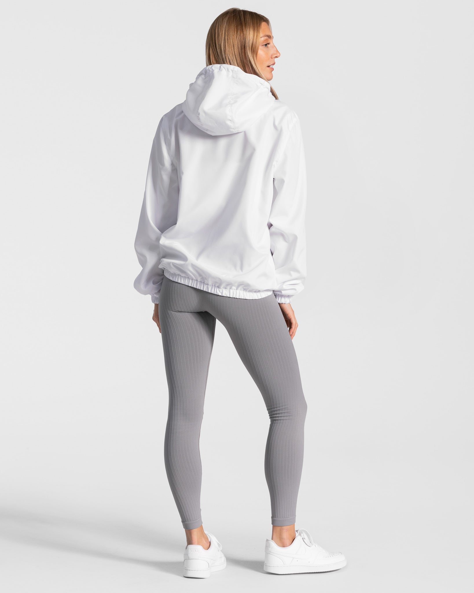 Statement Windbreaker "Weiß"