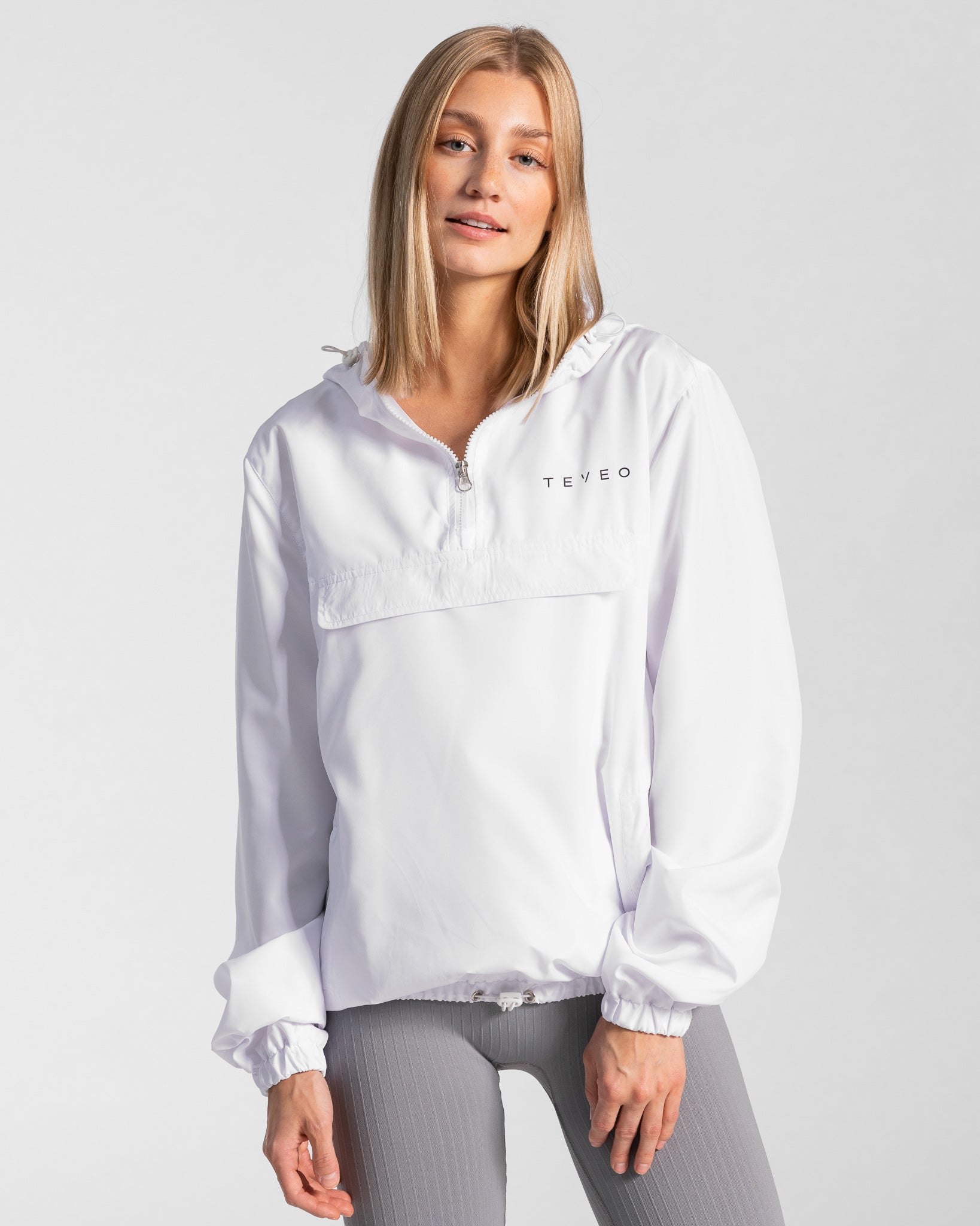 Statement Windbreaker "Weiß"