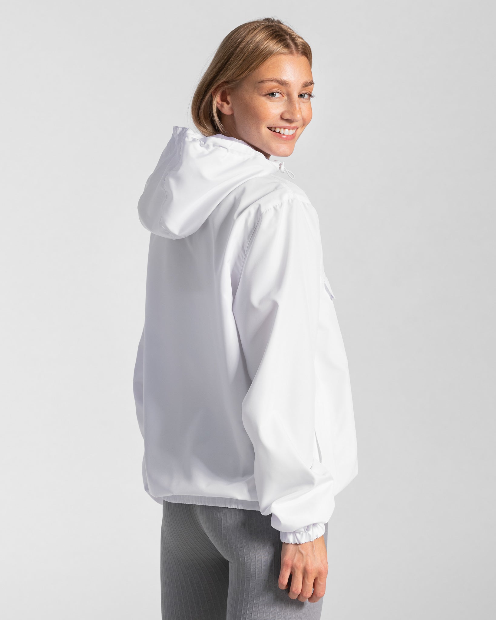 Statement Windbreaker "Weiß"
