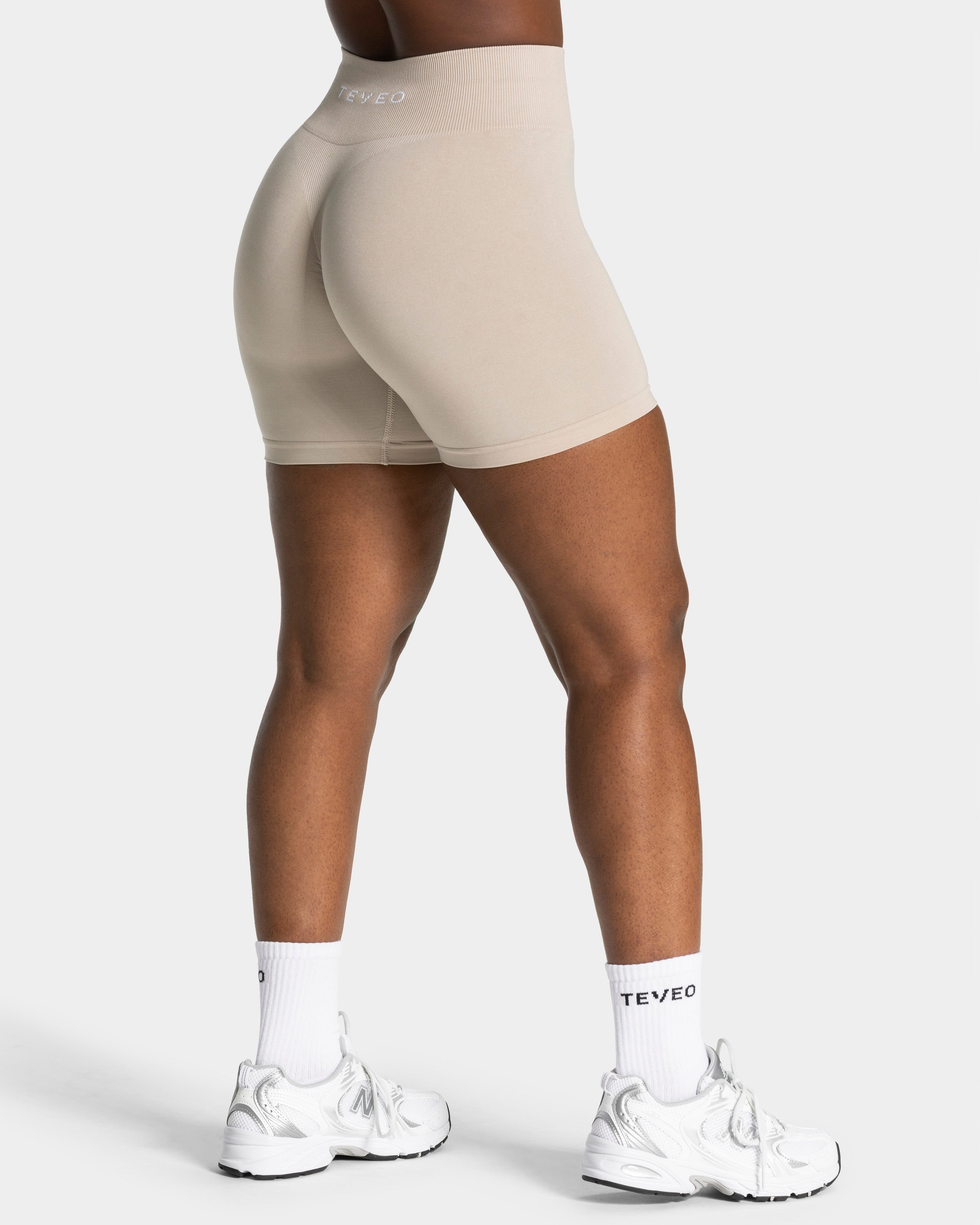 Timeless Pro Covert Scrunch Shorts "Cream"