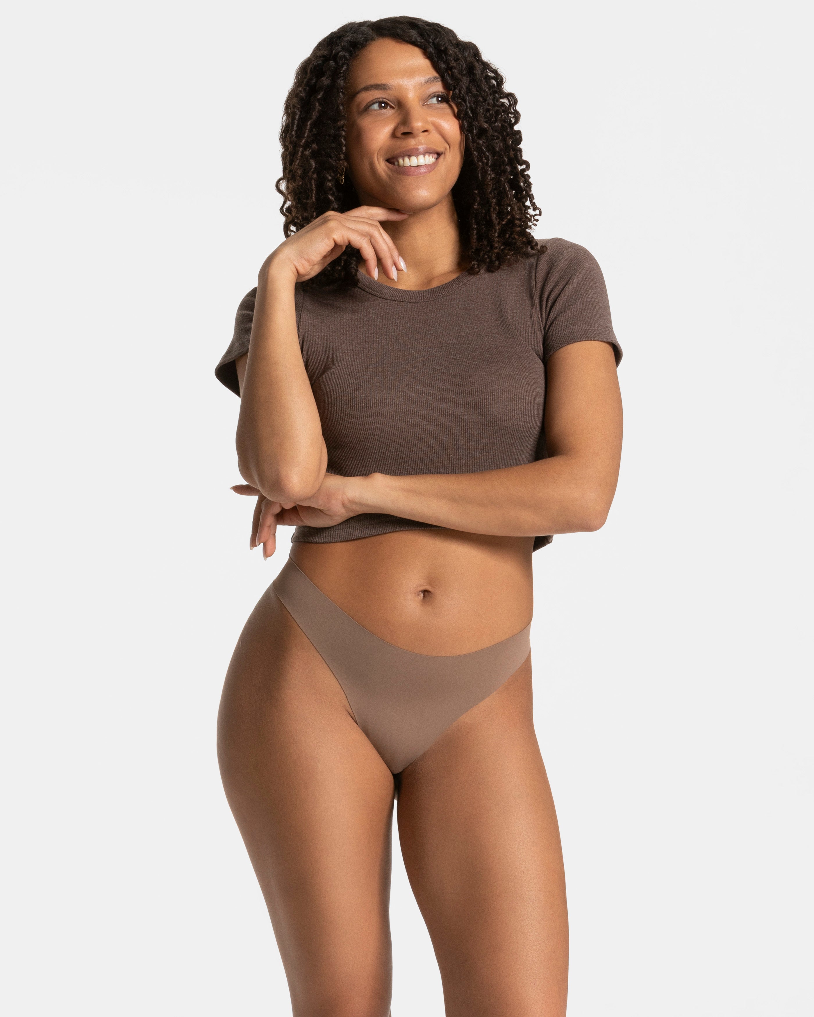 Padded Tanga (5er-Pack) "Kakao"