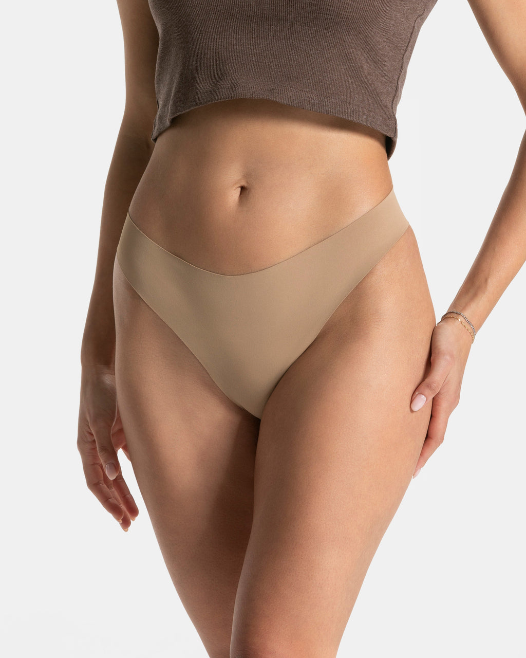 Padded Tanga (5er-Pack) "Karamell"