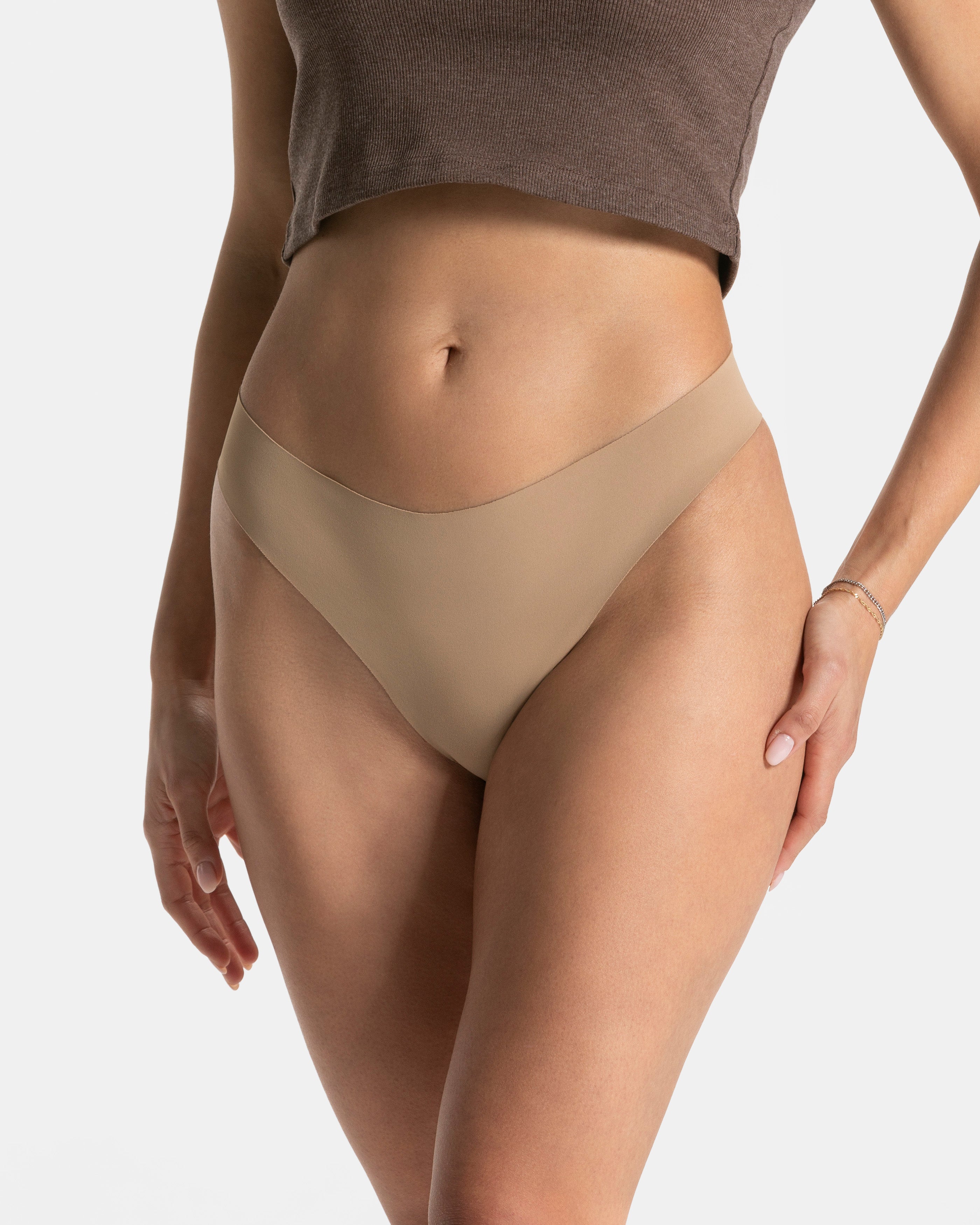 Padded Tanga (5er-Pack) "Karamell"