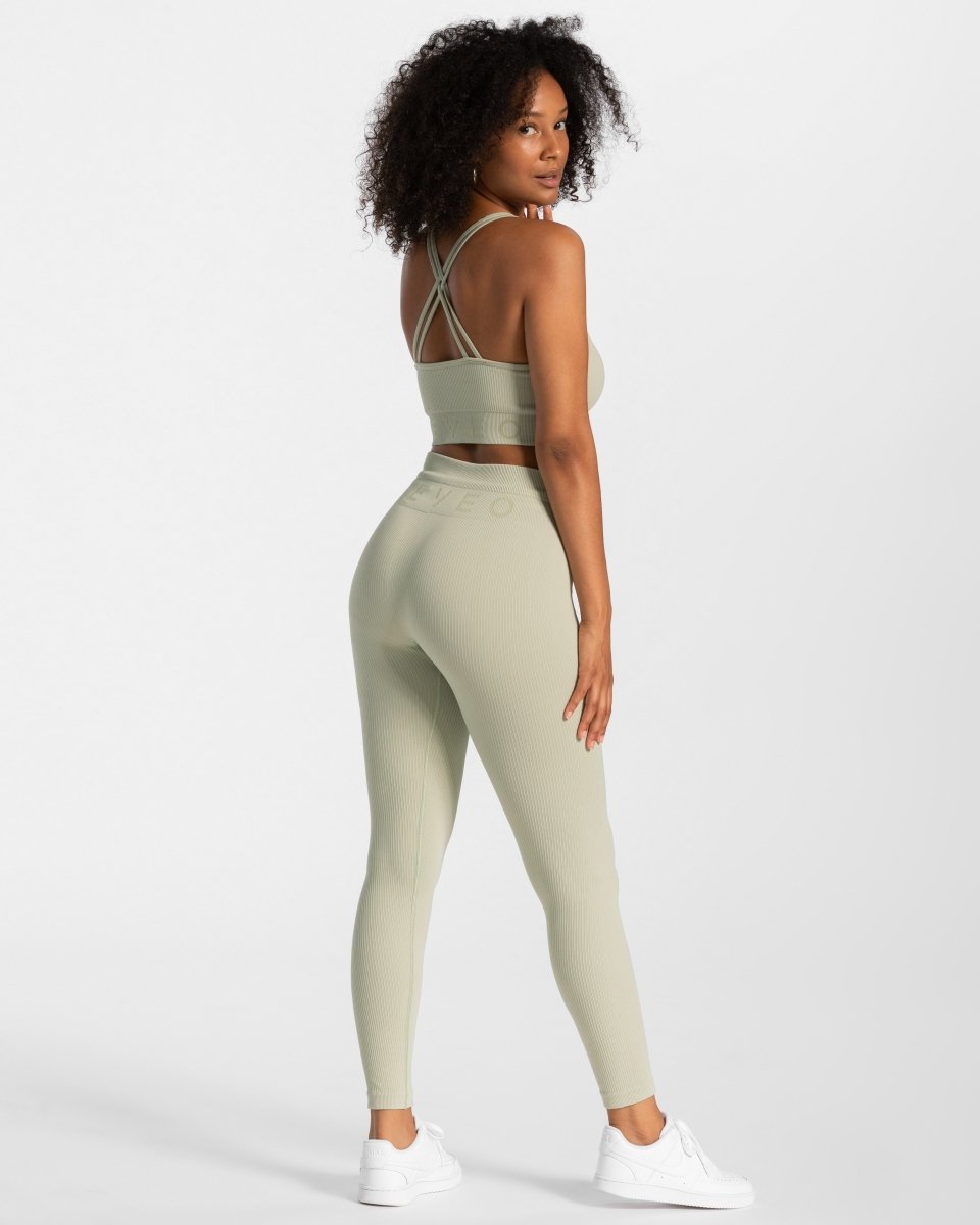 Ribbed Leggings "Salbei"