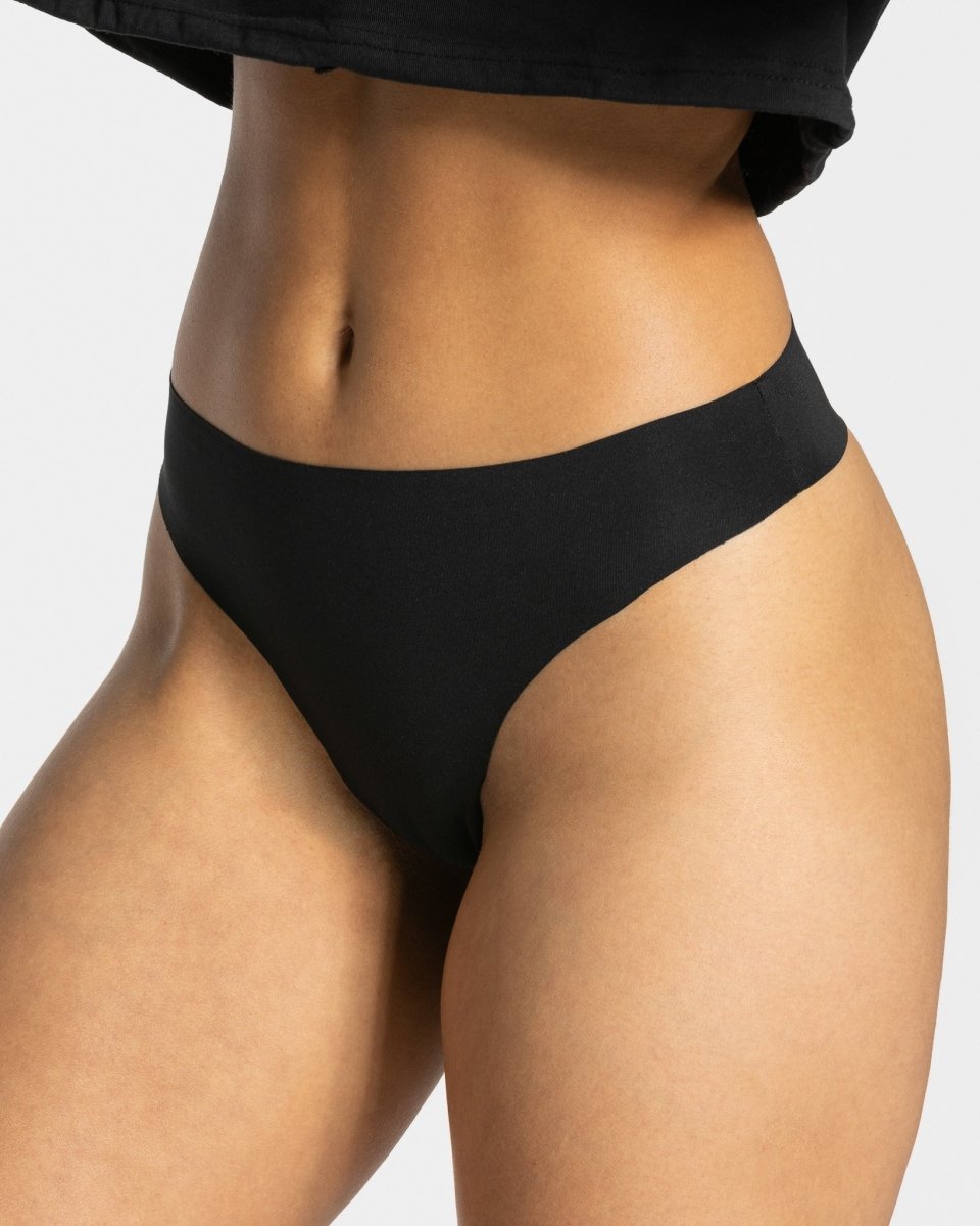 Seamless Tanga (5er-Pack) "Schwarz"